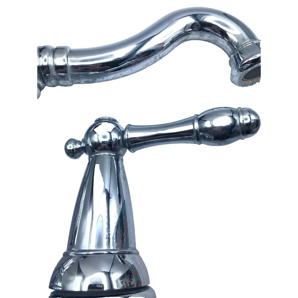 Pfister Bronson Bathroom Sink Faucet Polished Chrome LG48-BS0C Good Condition